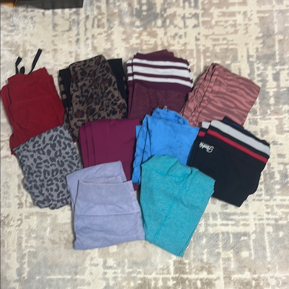 Bombshell Sportswear Leggings Collection - Red, Black, Blue, Pink